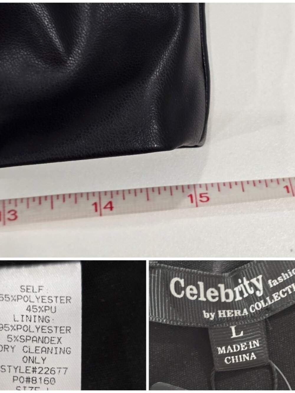 Dion Lee ✦ Leather Single Link Bra ✦ Black Sculpted Cutout Celebrity‑Featured L - Picture 9 of 10